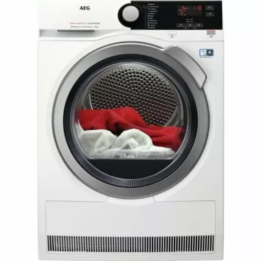 AEG T7DBE48S hőszivattyús szárítógép, 8 kg, heatpump, prosense, sensidry, közepes lcd, 66 db(a)