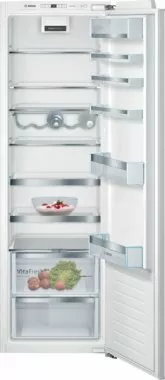 Bosch KIR81ADE0 beépíthető hűtőszekrény, 177,2 cm, 319 l űrtartalom, érintővezérlés, multiairflow, szuperhűtés, vitafresh fiók, 37 db(a)