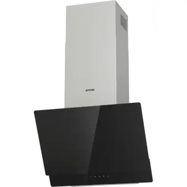 Gorenje WHI649EXBG fali döntött páraelszívó, 60 cm, 608 m3/óra, érintővezérlés, perimetrikus elszívás,  mosható fém zsírszűrő, led világítás