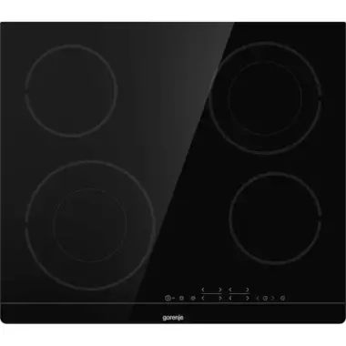 Gorenje  ECT644BSC beépíthető kerámia főzőlap, 60cm, érintővezérlés, kétkörös zóna, időzítő, stop&go, melegen tartás, élcsiszolt