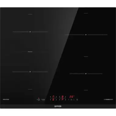 Gorenje IT643BCSC beépíthető indukciós főzőlap, 60cm, bridge funkció, érintővezérlés, időzítő, powerboost, csiszolt szél