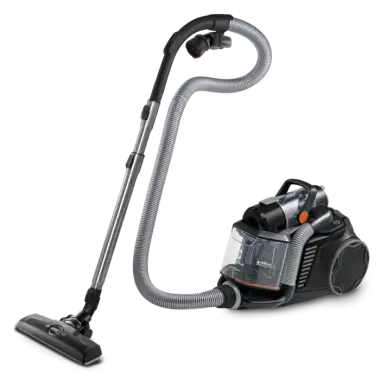 Electrolux EUFC82EB porzsák nélküli porszívó, fekete, mosható hygenie filter e12, parkettopro és kombinált kefe, 700 w