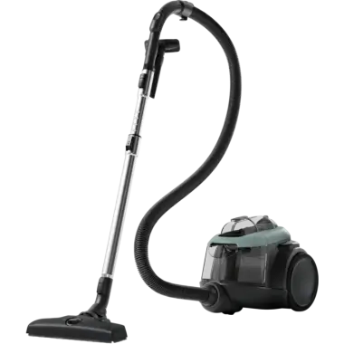 Electrolux EL61C2OG porzsák nélküli porszívó, óceánzöld, mosható hygenie filter e12, dustmagnet, parkettopro, résszívó, kárpitkefe, 550 w