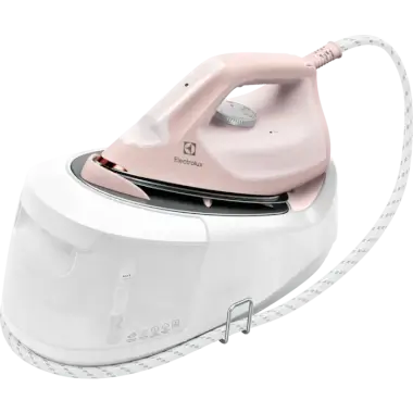 Electrolux E6ST1-4PP gőzállomás, púder rózsaszín, resilium™ ski 159 vasalótalp, 1,2 literes víztartály, 2400 w