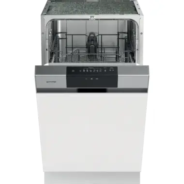 Gorenje  GI52040X beépíthető mosogatógép, 45 cm, 9 teríték, 2 kosár, hagyományos motor, 5 program, 45 db(a)