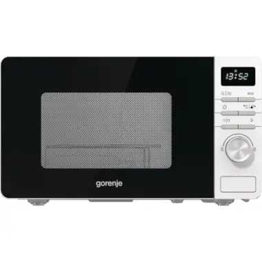 Gorenje mikrohullámú sütő MO20A4W, fehér, aquaclean tisztítás, kombinált üzemmód, kvarc grill, 5 teljesítményfokozat, 20 liter