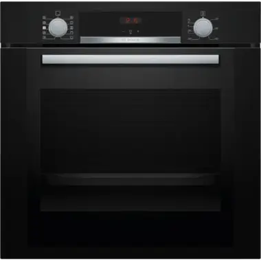 Bosch HRA334EB0 beépíthető sütő, fekete, gőzfunkciós, 8 sütőfunkció, ecoclean hátfal, teleszkópos sütősín, 71 liter