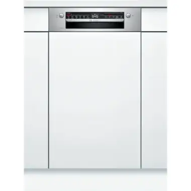 Bosch SPI2HKS59E beépíthető mosogatógép, 45 cm, kezelőpaneles, 9 teríték, homeconnect, normál kosár, extra szárítás, variospeed, 46 db(a)