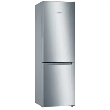 Bosch KGN36NLEA alulfagyasztós kombinált hűtőszekrény, inoxlook, nofrost, perfectfit, multibox, gyorsfagyasztás, 186 cm, 216/89 l