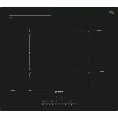 Bosch PVS611FC5E beépíthető indukciós főzőlap, 60cm, combizone, directselect, timer, quickstart, 6.9kw