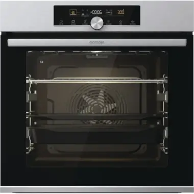 Gorenje BOS6747A01X beépíthető sütő, extrasteam gőzfunkció, katalitikus hátfal, érintővezérlés, teleszkópos sütősín, 77 l