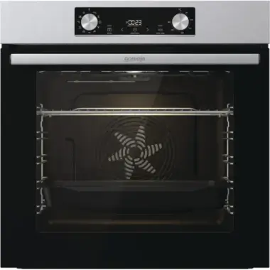Gorenje BO6735E02X beépíthető sütő, 10 sütőfunkció, aquaclean tisztítás, süllyesztett gomb + érintővezérlés, pizza funkció, 77 l