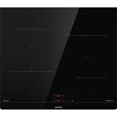 Gorenje IT640BSC beépíthető indukciós főzőlap, 60cm, érintővezérlés, időzítő, powerboost, szélcsiszolt, fekete