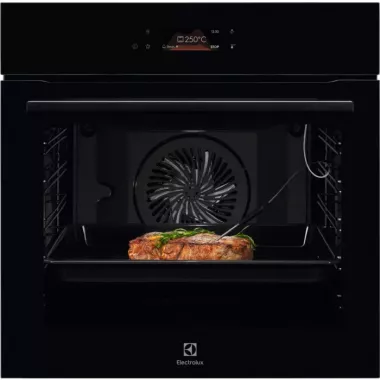 Electrolux KOEBP39Z beépíthető elektromos sütő, pirolitikus tisztítás, assistedcooking, maghőmérő, excite érintőkijelző, magyar menü, fekete, 71l