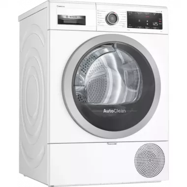 Bosch WTX87M90BY hőszivattyús szárítógép 9 kg, a++, nagyméretű touchcontrol kijelző, autoclean, gyors program