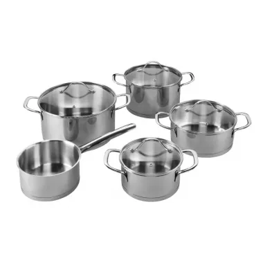 Gorenje CW09ES edénykészlet, 5 db edény + 4 fedő, indukciós főzőlaphoz is alkalmas