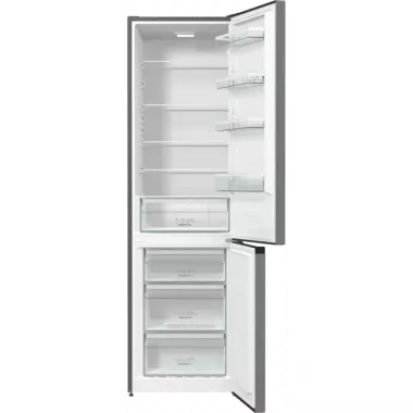 Gorenje RK6202ES4 alulfagyasztós kombinált hűtőszekrény, ezüst metál, frostless, 200 cm, 239/109 l