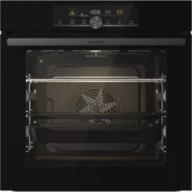 Gorenje BOS6747A01BG beépíthető sütő, extrasteam gőzfunkció, katalitikus hátfal, érintővezérlés, teleszkópos sütősín, 77 l