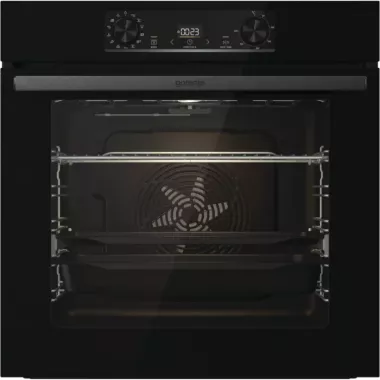 Gorenje BOS6737E13BG beépíthető sütő, extrasteam gőzfunkció, aquaclean tisztítás, húshőmérő, teleszkópos sütősín, 77 l