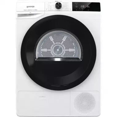 Gorenje DE83/GI hőszivattyús szárítógép 8 kg, a+++, led kijelző, twinair, airrefresh, gyűrődésmentesítés, babaruha és ingprogram