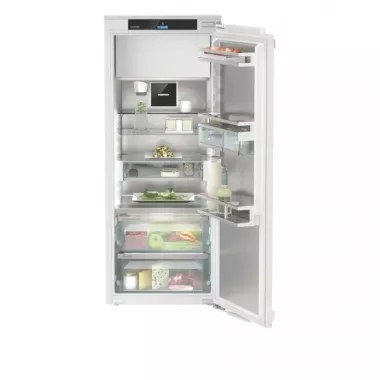 Liebherr IRBd 4571 beépíthető egyajtós hűtőszekrény, 140 cm, 192/16 l, érintővezérlés, biofresh+hydrobreeze, supersilent, szénszűrő, fix ajtó, 35 db(a)