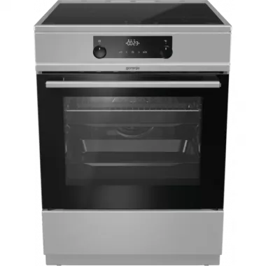 Gorenje EIT6355XPD indukciós tűzhely, 60 cm, 71 l, inox, 4 indukciós zóna, bridgezone, powerboost, teleszkópos sütősín