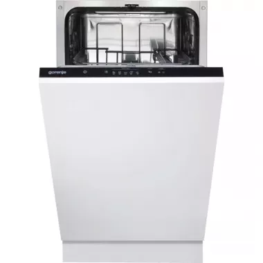 Gorenje GV520E15 beépíthető mosogatógép, 45 cm, 9 teríték, normál kosár, 5 program, gyorsprogram, intenzív program, aquastop, 47 db(a)