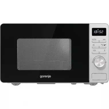 Gorenje mikrohullámú sütő MO20A4X, ezüst, aquaclean tisztítás, kombinált üzemmód, kvarc grill, 5 teljesítményfokozat, 20 liter