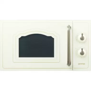 Gorenje mikrohullámú sütő MO4250CLI, elefántcsont szín, 20 liter, classico design, kombinált üzemmód, 5 teljesítményfokozat