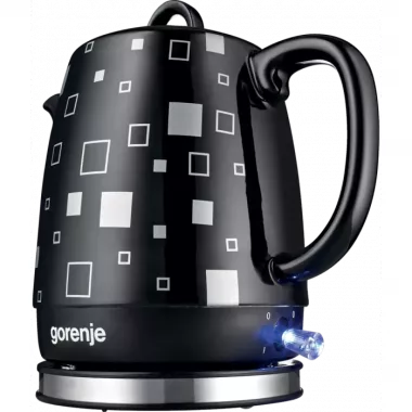 Gorenje K10BKC vízforraló, porcelán palást, 1 liter, 1850 w