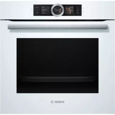 Bosch HSG636BW1 beépíthető gőzsütő, fullsteam gőzpárolás, addedsteam, ecoclean, 4d hőlégbefúvás, színes kijelző, érintővezérlés, 71 l