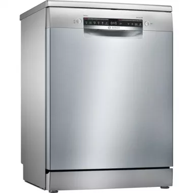 Bosch SGS4HVI33E mosogatógép, ezüst-inox, 13 teríték, 46 db(a), 6 program, vario evőeszköztartó polc, express program,variospeed