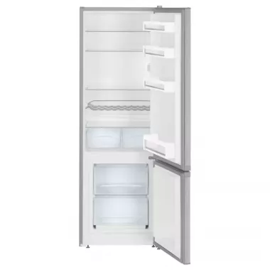 Liebherr CUel 281 alulfagyasztós kombinált hűtőszekrény, ezüst, 161,2 cm, 212/54 l, smartfrost, frostsafe, variospace, led