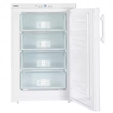 Liebherr GP 1386 fagyasztószekrény, 85 cm, smartfrost, frostprotect, 4 variospace fiók, superfrost funkció, 103 l, 39 db(a), fehér