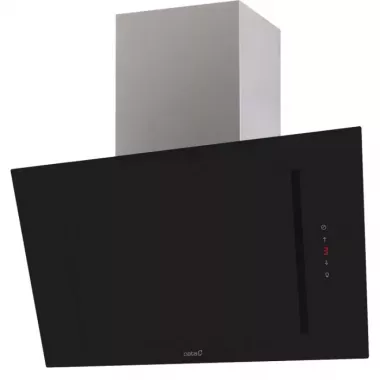 Cata Thalassa 900 XGBK/F fali kürtős páraelszívó, fekete, 90 cm, 825 m3/óra, érintővezérlés, brushless, led világítás