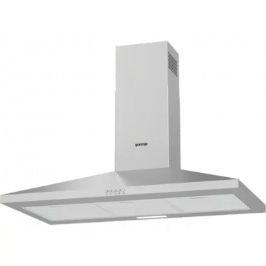 Gorenje WHC929E4X fali kürtős páraelszívó, 90 cm, szürke, 3 fokozatú nyomógombos vezérlés, led világítás