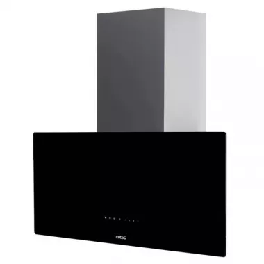 Cata GRECO 90 BK fali kürtős páraelszívó, fekete, 90 cm, 850 m3/óra, érintővezérlés, brushless, led világítás