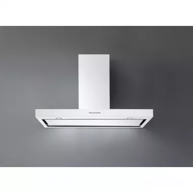 Falmec PLANE WHITE 90 fali kürtős páraelszívó, fehér, 90 cm, 680 m3/h, elektronikus vezérlés, led világítás