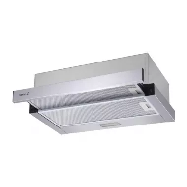 Cata TFB-5160 X beépíthető teleszkópos páraelszívó, inox, 60 cm, 300 m3/h, billenő kapcsolós vezérlés, led világítás