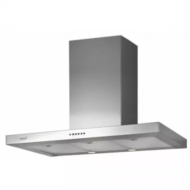 Cata ST-6000 X fali kürtős páraelszívó, inox, 60 cm, 300 m3/óra, nyomógombos vezérlés, led világítás