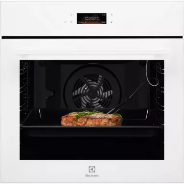 Electrolux EOE8P39V SenseCook beépíthető elektromos sütő, pirolitikus tisztítás, érintővezérlés, magyar menü, maghőmérő, assistedcooing, fehér