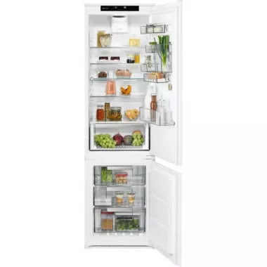 Electrolux ENS8TE19S beépíthető kombinált hűtőszekrény, 188 cm, nofrost, customflex®, multispace, twintech, action cool, action freeze, érintővezérlés