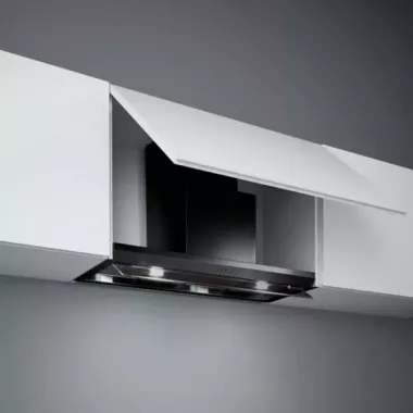 Falmec VIRGOLA EVOLUTION 60 BK álkürtőbe építhető páraelszívó, fekete, 60 cm, 580 m3/h, elektronikus vezérlés, led világítás