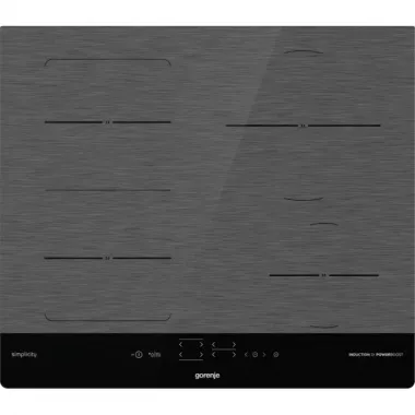 Gorenje IT643SYB7 beépíthető indukciós főzőlap, 60cm, simplicity design, bridge, érintővezérlés, időzítő, staywarm, powerboost, fekete