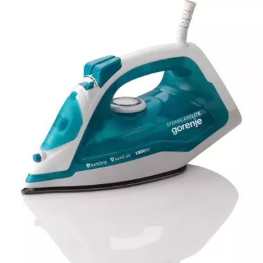 Gorenje SIH1800TQC gőzölős vasaló, türkizkék, kerámia vasalótalp, 250 ml-es víztartály, 1800 w