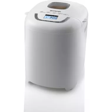 Gorenje BM910WII kenyérsütő, fehér, 15 gyári program, lcd kijelző, gyorsprogram, lekvár program, joghurt program, 550 w