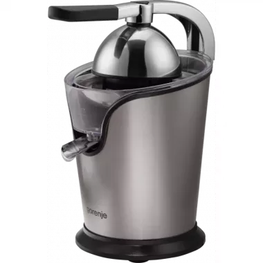 Gorenje CJ100HE gyümölcsprés, inox, 2 facsaró, hálós szűrő, 100 w