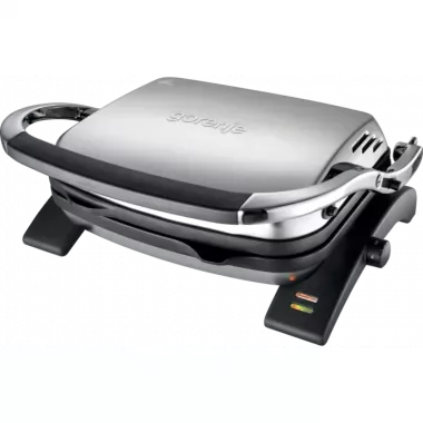 Gorenje KR1800EPRO kontakt grill, inox, 4 hőfokozat, állítható pozíciók, 1800 w