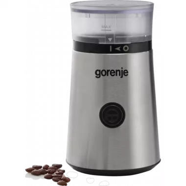 Gorenje SMK150E kávédaráló, inox, 40 g darálóedény kapacitás, rozsdamentes acél penge, 150 w