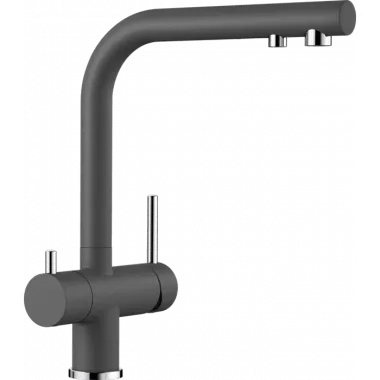 Blanco FONTAS II Silgranit álló csap, víztisztítóra csatlakoztatható, 3 az 1-ben csaptelep, magasnyomású /palaszürke/